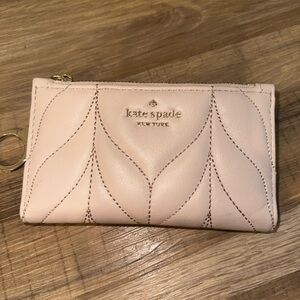 Kate Spade Blush Leather Card Holder